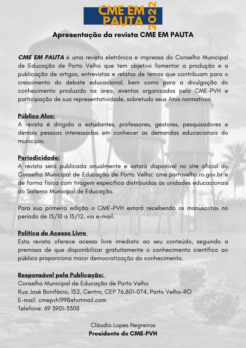 Cme Conselho Municipal De Educa O